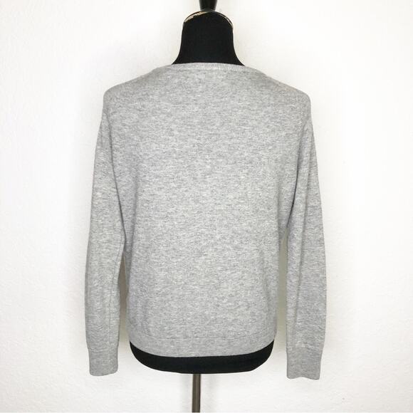 Scotch & Soda Maison Scotch gray wool cashmere sweater size P or Extra Small XS - Picture 2 of 15